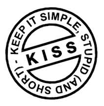 sticker saying keep it simple stupid